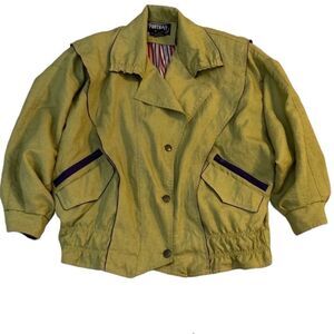 Vintage 90’s Yellow Coat XL